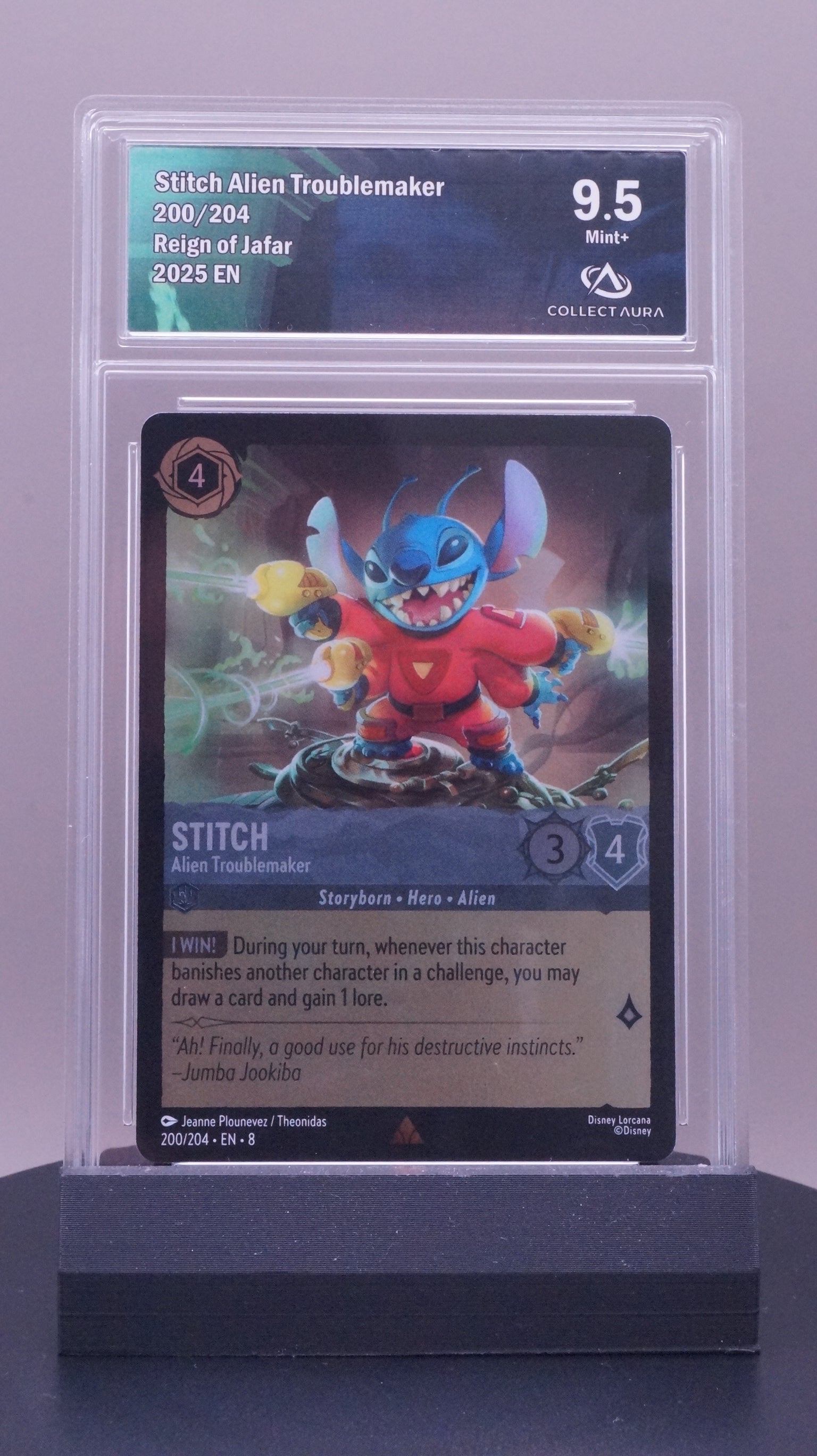 STIITCH ALIIEN TROUBLEMAKER - REIGN OF JAFAR 200/204 (GRADED)