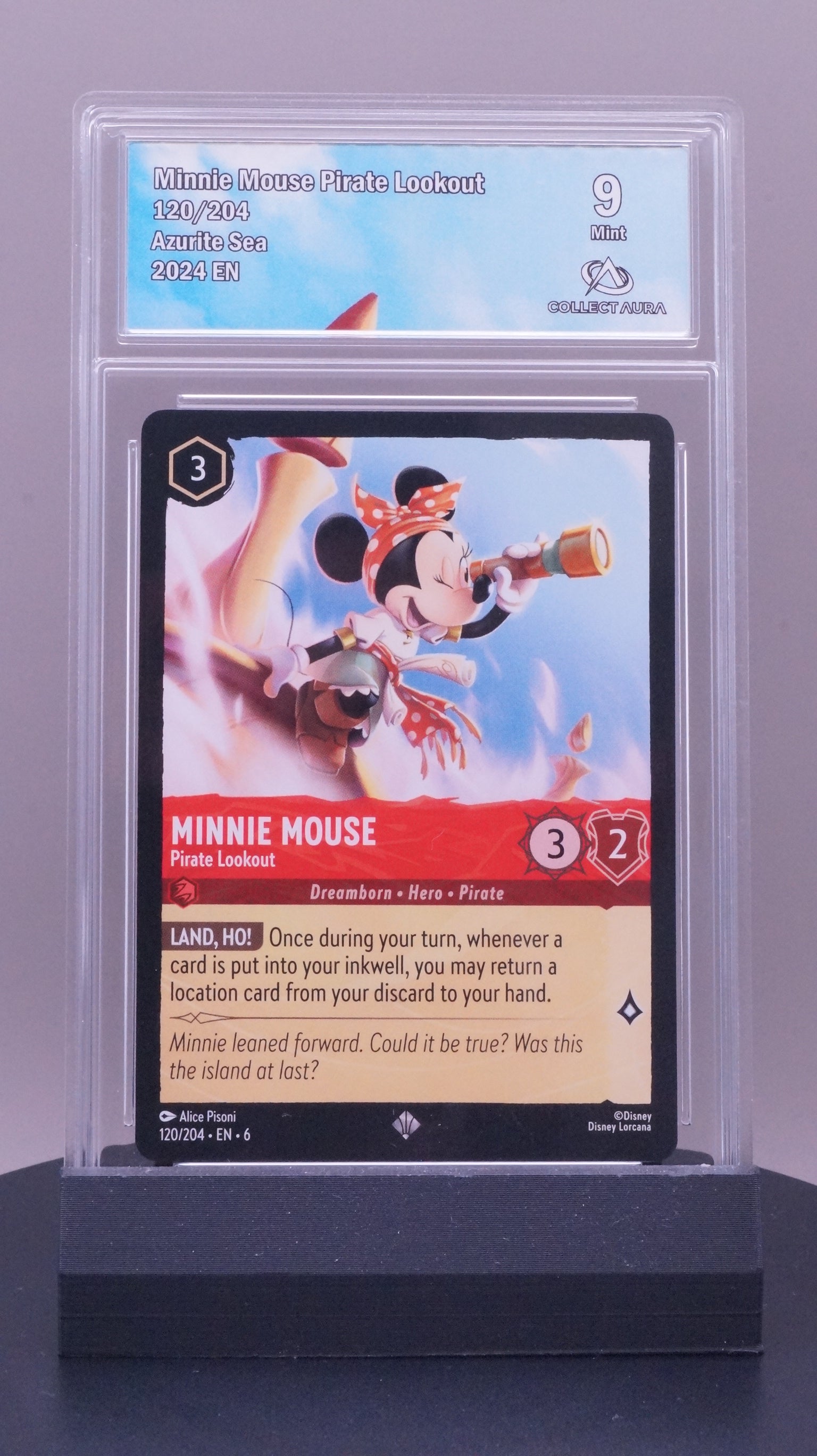 MINNIE MOUSE PIRATE LOOKOUT - AZURITE SEA 120/204 (GRADED)
