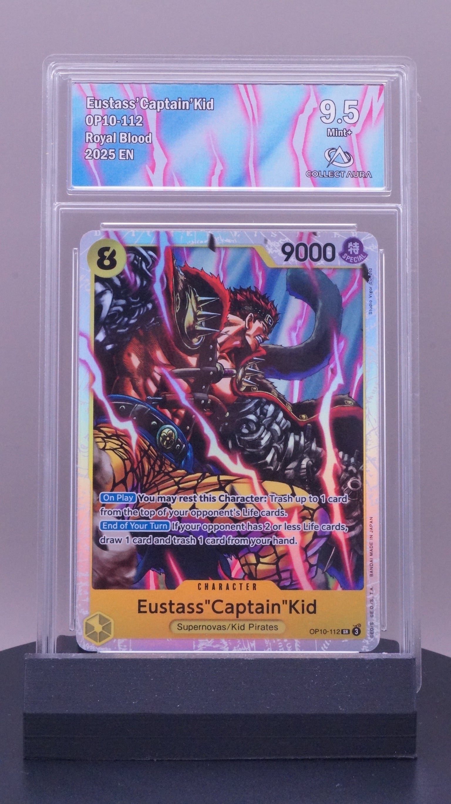 EUSTASS'CAPTAIN KID - ROYAL BLOOD OP10-112 (GRADED)