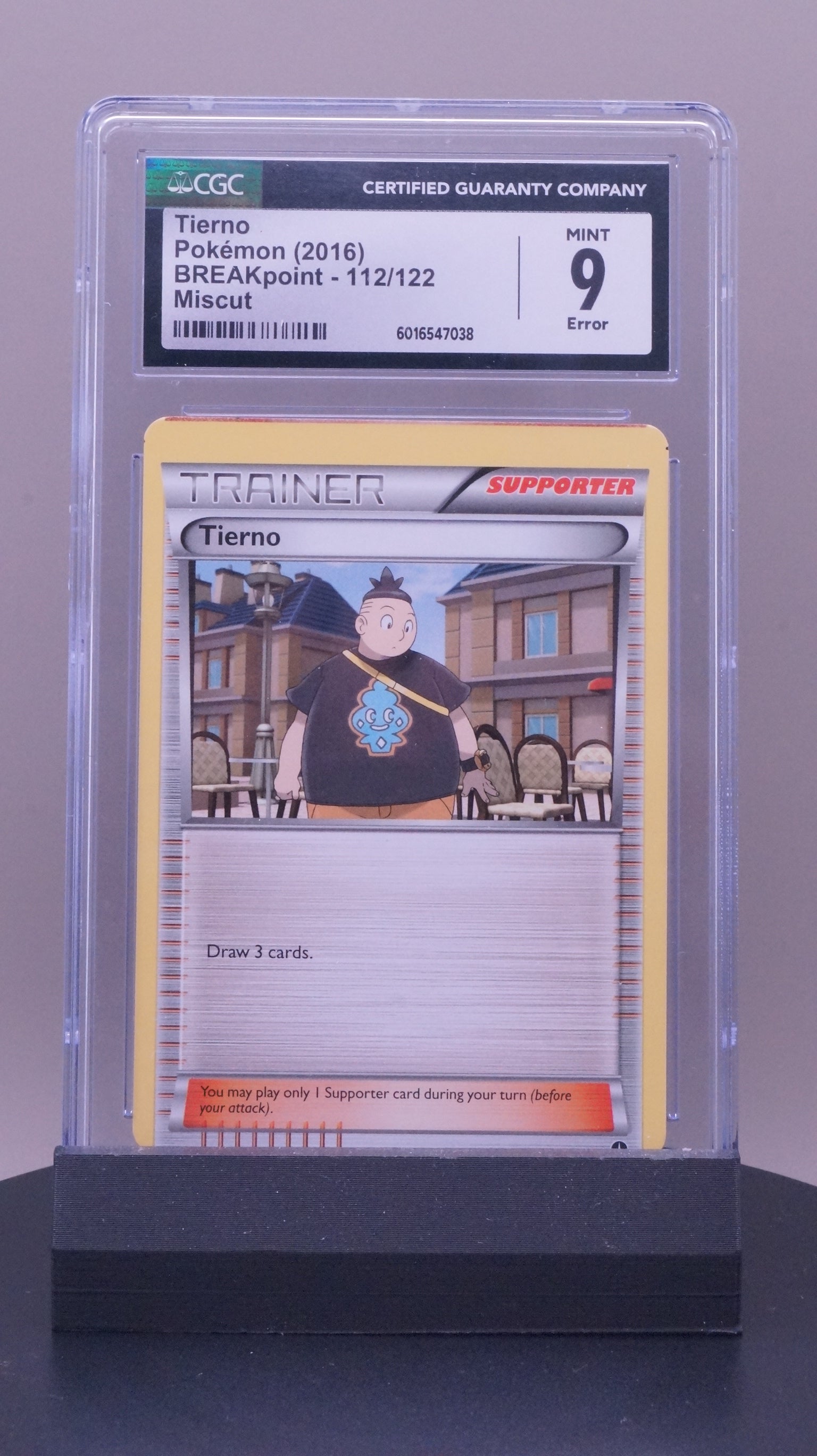 TIERNO - BREAKPOINT 112/122 MISCUT (GRADED)
