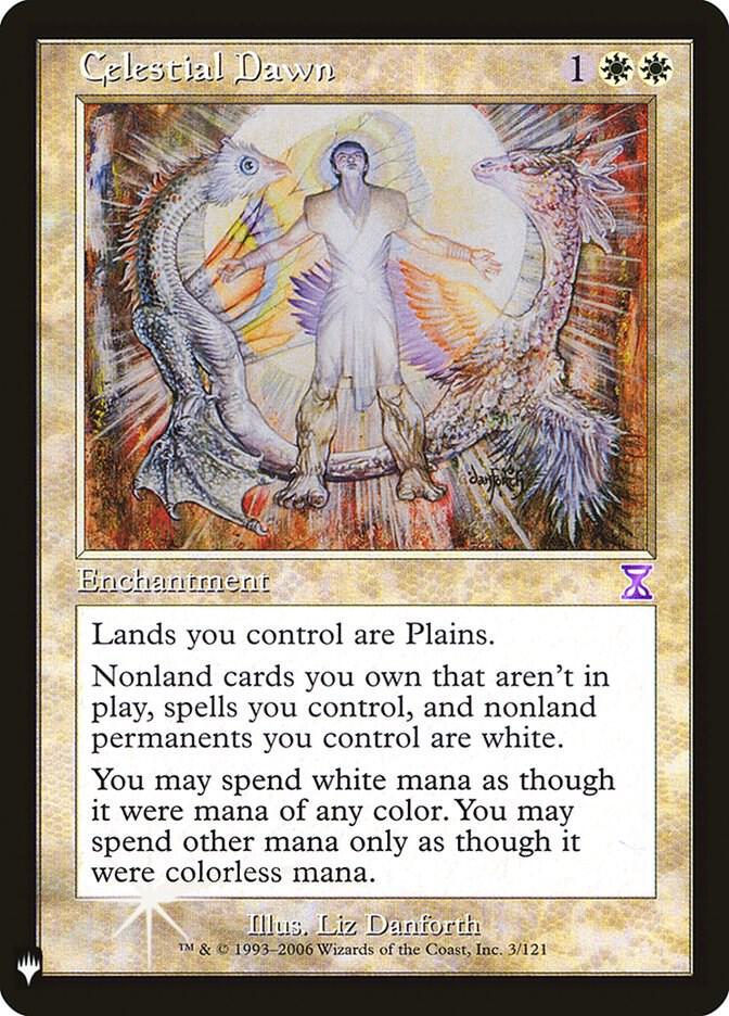 Celestial Dawn R The List Reprints 3 NM (Back)