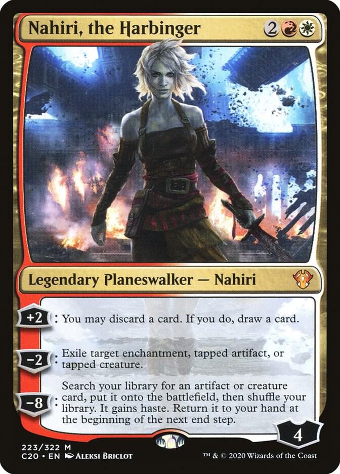 Nahiri, the Harbinger M Commander 2020 223 NM (Back)