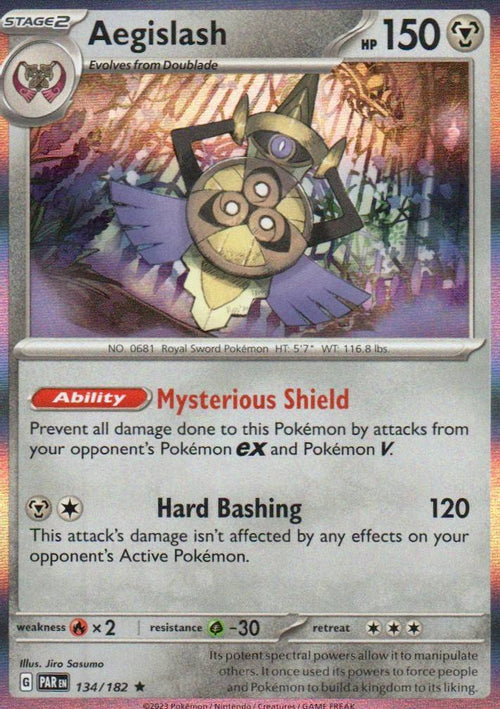 Aegislash - Rare SV04: Paradox Rift 134/182 NM