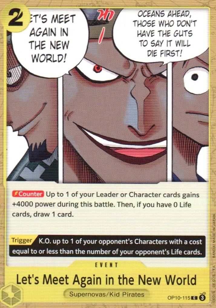 Let's Meet Again in the New World C Royal Blood OP10-115 NM