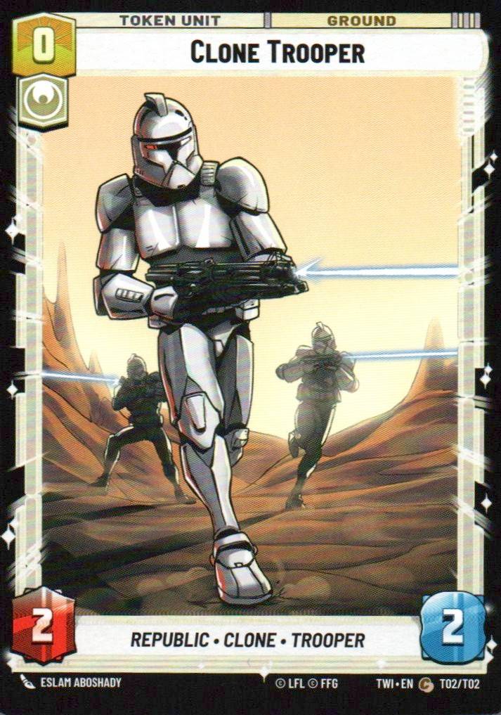 Pyke Palace // Clone Trooper Common Twilight of the Republic 030/257 // T02/T02 NM (Back)