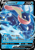Greninja V Ultra Rare SWSH08: Fusion Strike 073/264 NM (Back)