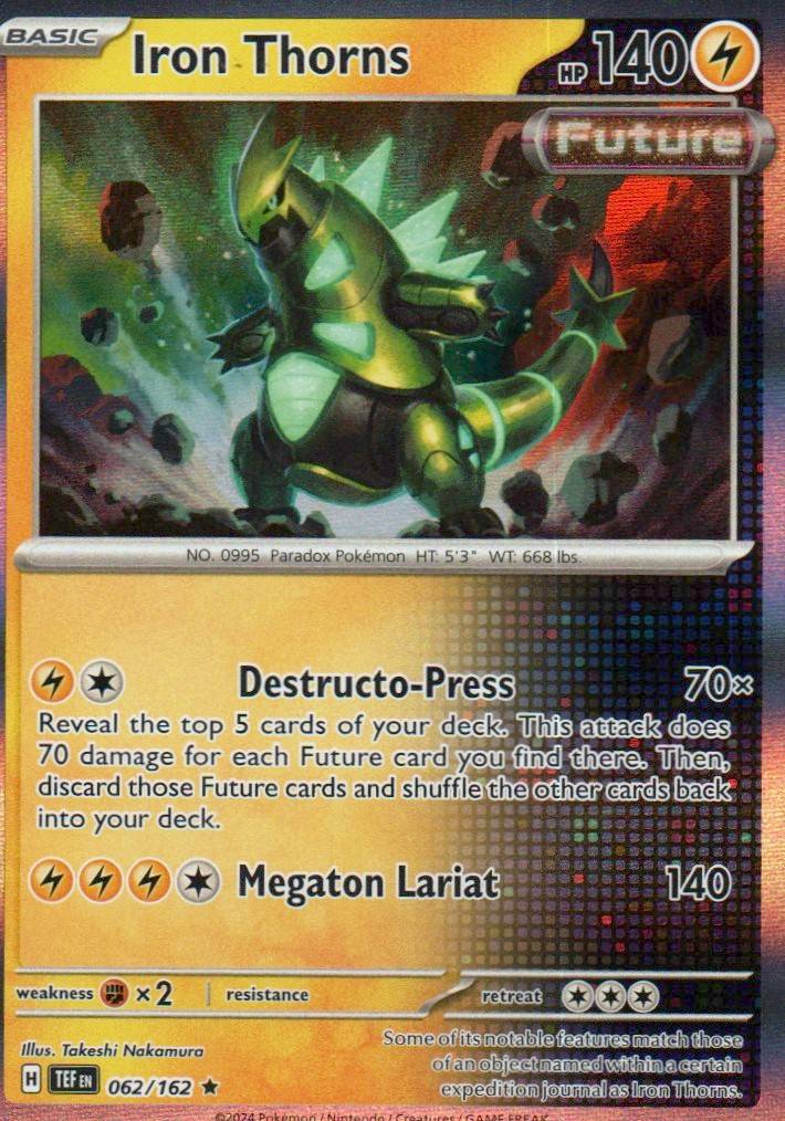 Iron Thorns Rare SV05: Temporal Forces 062/162 NM
