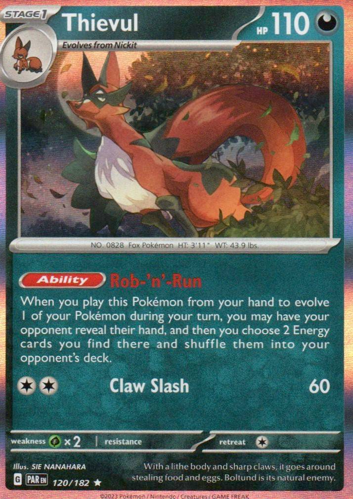 Thievul Rare SV04: Paradox Rift 120/182 NM