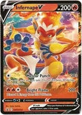 Infernape V Promo SWSH: Sword & Shield Promo Cards SWSH252 NM (Back)