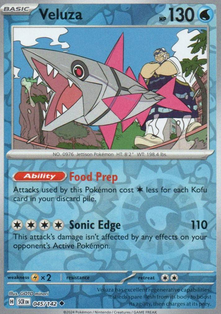 Veluza Uncommon SV07: Stellar Crown 045/142 NM