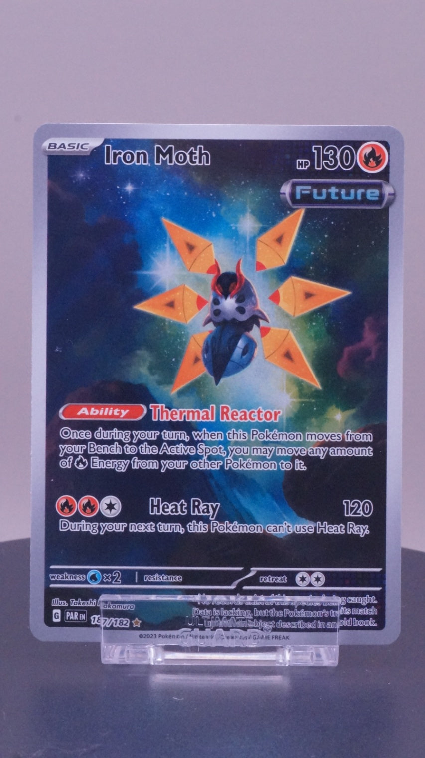 Iron Moth - Illustration Rare SV04: Paradox Rift 187/182 NM