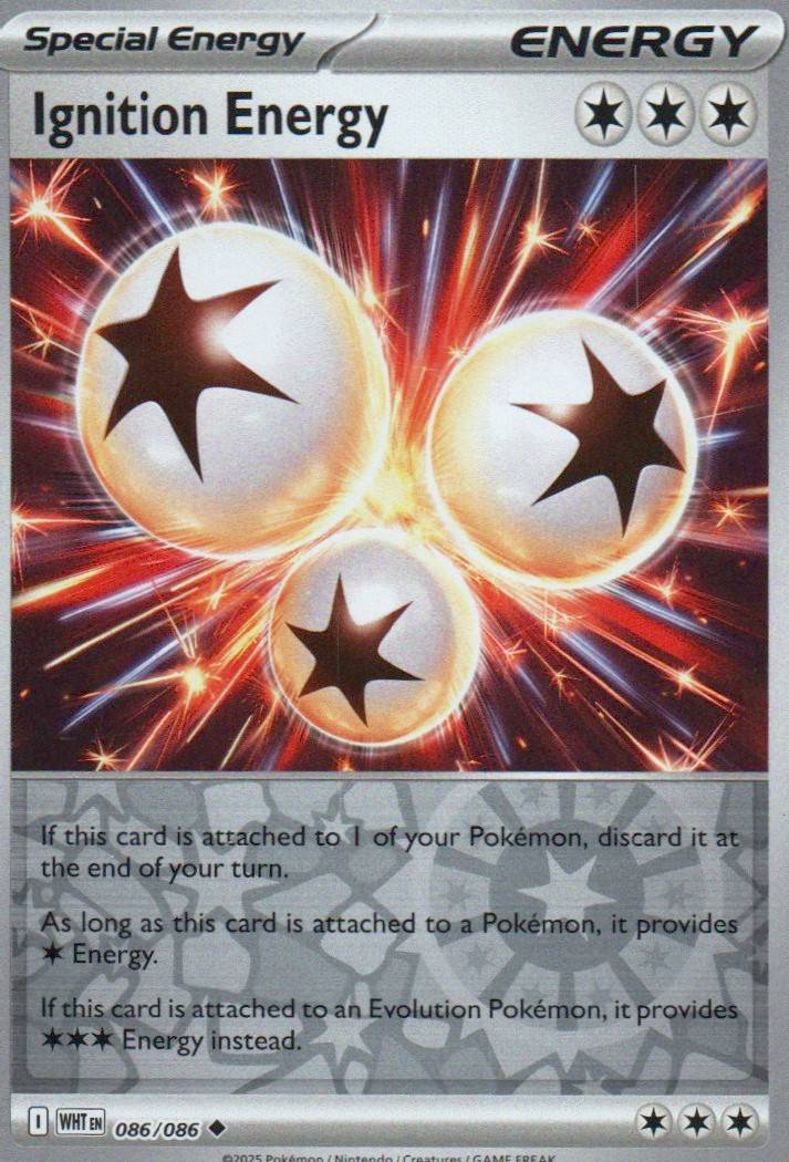 Ignition Energy Uncommon SV: White Flare 086/086 NM