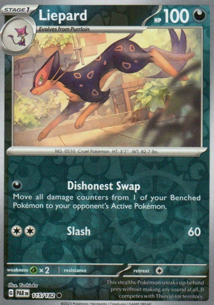Liepard Common SV04: Paradox Rift 115/182 NM