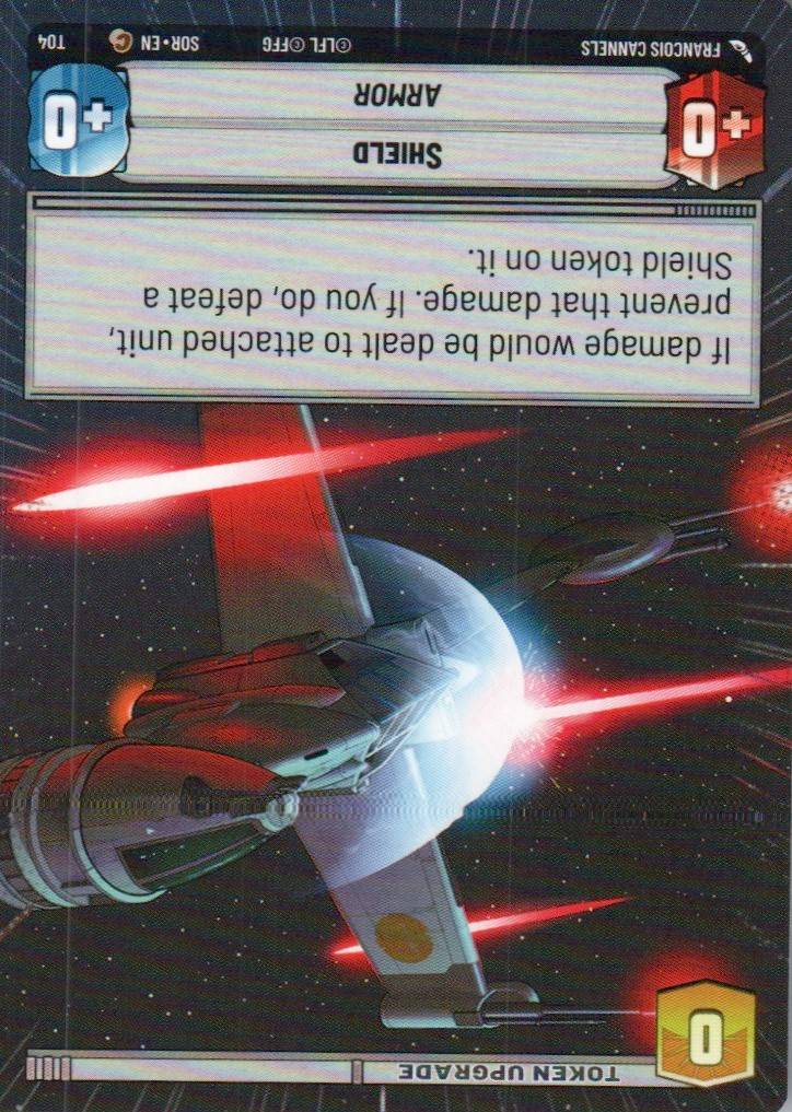 Dagobah Swamp // Shield (Hyperspace) Common Spark of Rebellion 287 // T04 NM (Back)