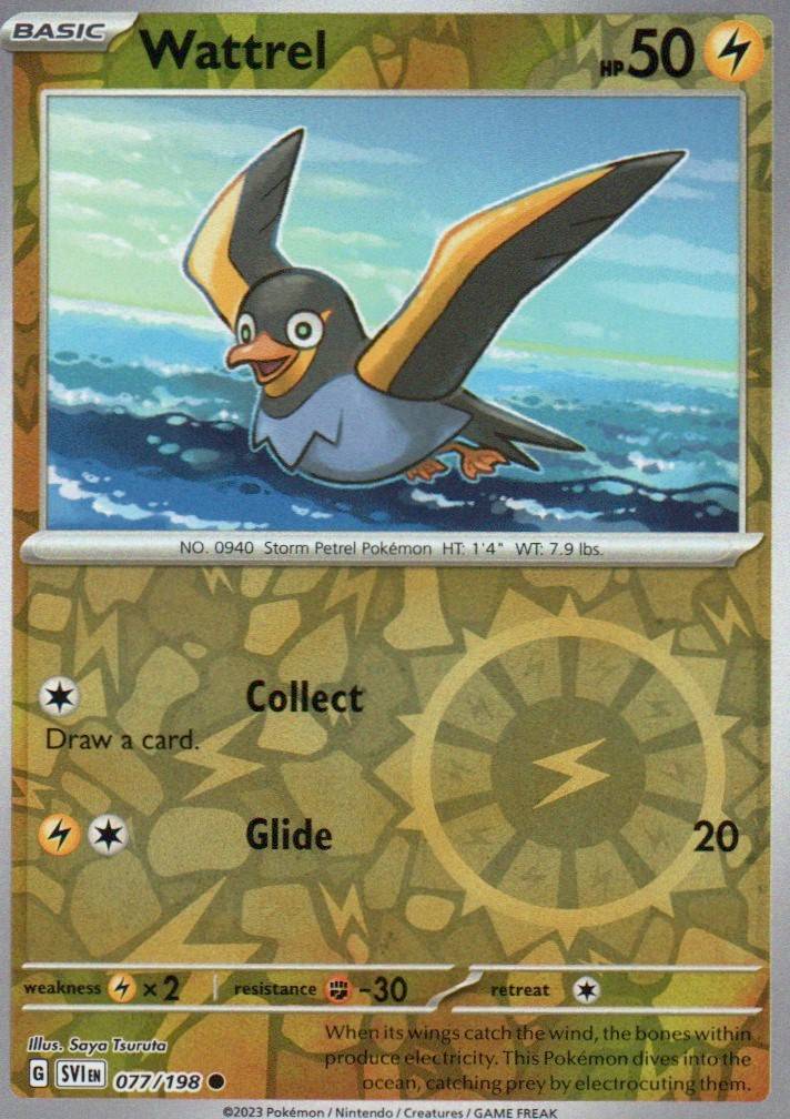 Wattrel - Common SV01: Scarlet & Violet Base Set 077/198 NM