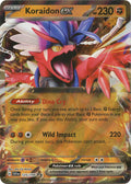 Koraidon ex Double Rare SV01: Scarlet & Violet Base Set 125/198 NM (Back)
