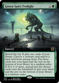 Green Sun's Twilight (Extended Art) P Buy-A-Box Promos 284 NM (Back)