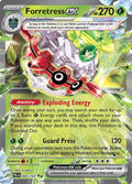 Forretress ex Double Rare SV02: Paldea Evolved 005/193 NM (Back)