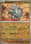 Rhyhorn Common SV: Scarlet & Violet 151 111/165 NM