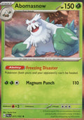 Abomasnow Rare SV02: Paldea Evolved 011/193 NM