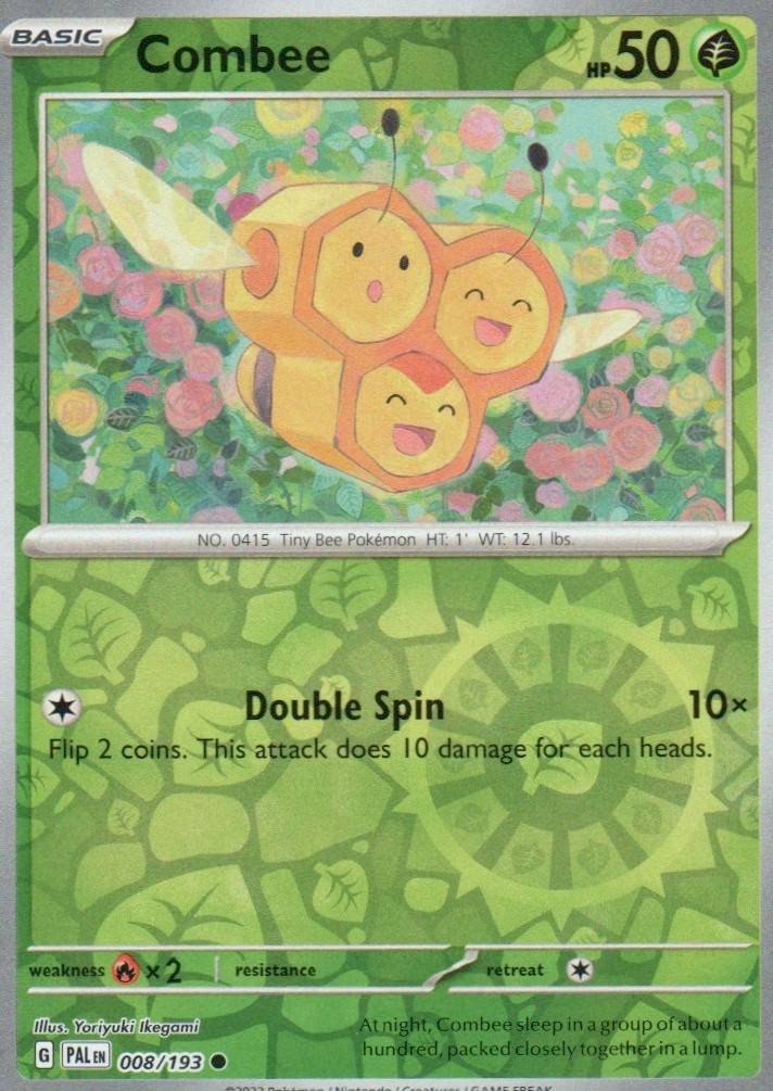 Combee Common SV02: Paldea Evolved 008/193 NM