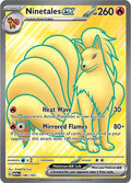 Ninetales ex Ultra Rare SV: Scarlet & Violet 151 186/165 NM (Back)