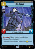 Del Meeko - Providing Overwatch Rare Spark of Rebellion 034/252 NM (Back)