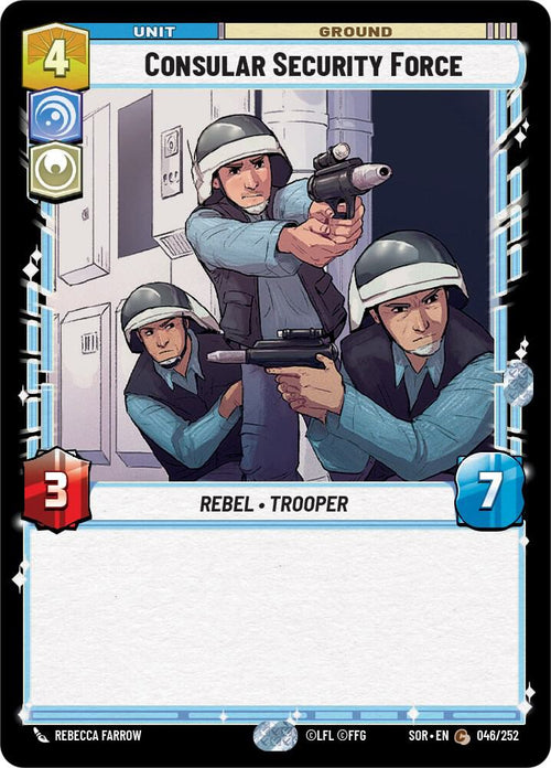 Consular Security Force Common Spark of Rebellion 046/252 NM (Back)
