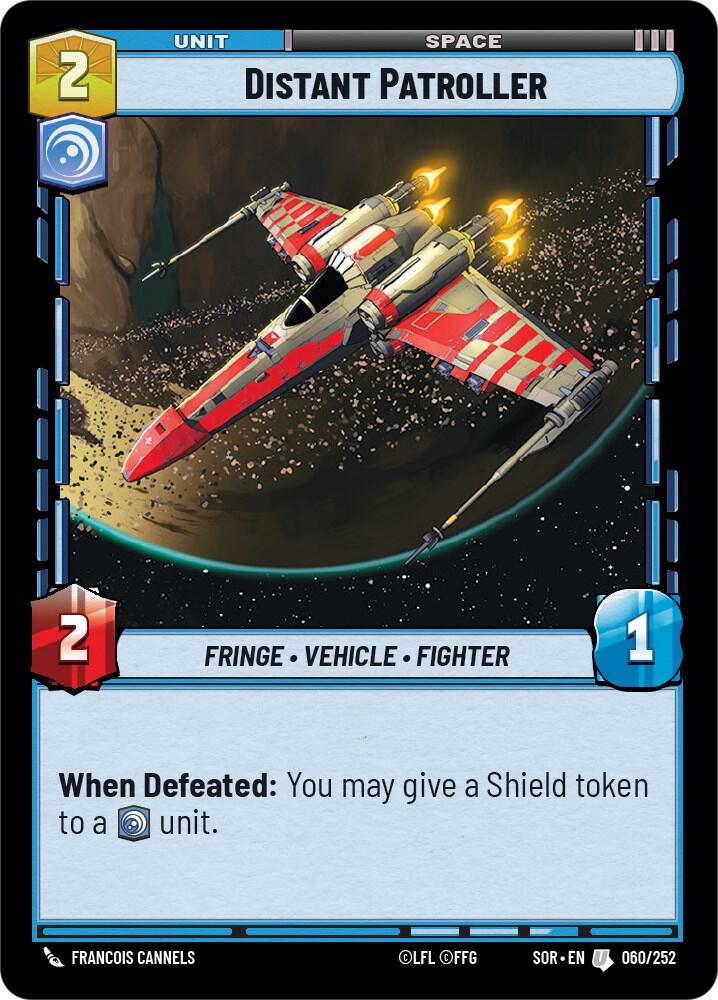 Distant Patroller Uncommon Spark of Rebellion 060/252 NM (Back)