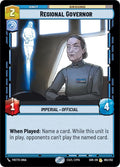 Regional Governor Rare Spark of Rebellion 062/252 NM (Back)