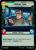 General Tagge - Concerned Commander Uncommon Spark of Rebellion 080/252 NM (Back)