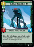 Blizzard Assault AT-AT Uncommon Spark of Rebellion 088/252 NM (Back)