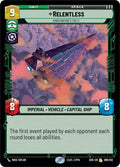Relentless - Konstantine's Folly Rare Spark of Rebellion 089/252 NM (Back)