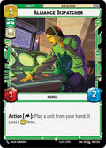 Alliance Dispatcher Common Spark of Rebellion 093/252 NM (Back)