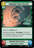 Hardpoint Heavy Blaster Uncommon Spark of Rebellion 121/252 NM (Back)