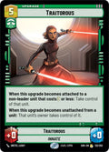 Traitorous Rare Spark of Rebellion 122/252 NM (Back)