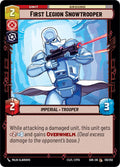 First Legion Snowtrooper Common Spark of Rebellion 130/252 NM (Back)