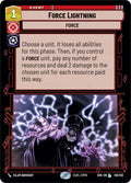 Force Lightning Legendary Spark of Rebellion 138/252 NM (Back)