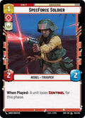 SpecForce Soldier Common Spark of Rebellion 140/252 NM (Back)