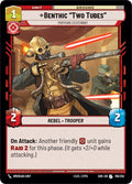 Benthic "Two Tubes" - Partisan Lieutenant Uncommon Spark of Rebellion 156/252 NM (Back)