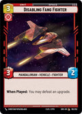 Disabling Fang Fighter Common Spark of Rebellion 162/252 NM (Back)