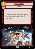 Bombing Run Rare Spark of Rebellion 173/252 NM (Back)