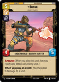 Bossk - Deadly Stalker Uncommon Spark of Rebellion 182/252 NM (Back)