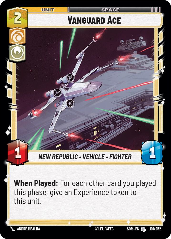 Vanguard Ace Uncommon Spark of Rebellion 191/252 NM (Back)