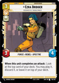 Ezra Bridger - Resourceful Troublemaker Uncommon Spark of Rebellion 192/252 NM (Back)