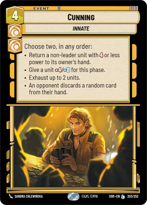 Cunning Legendary Spark of Rebellion 203/252 NM (Back)