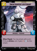 Snowtrooper Lieutenant Common Spark of Rebellion 227/252 NM