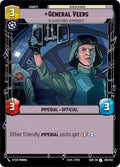 General Veers - Blizzard Force Commander Uncommon Spark of Rebellion 230/252 NM (Back)