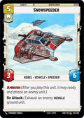Snowspeeder Common Spark of Rebellion 244/252 NM (Back)