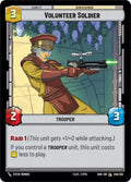Volunteer Soldier Common Spark of Rebellion 248/252 NM (Back)